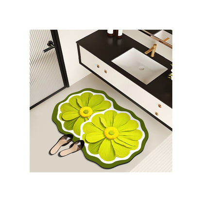 Decorative Floral Bath Mat