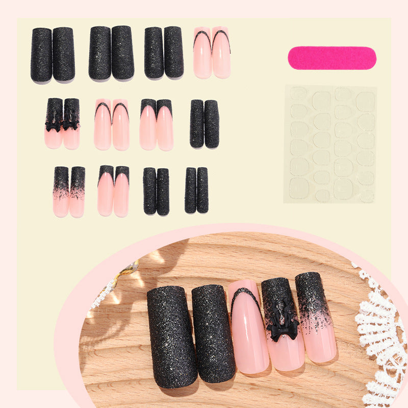 Artistic Glitter Gradient Press-On Nail Set Acalora