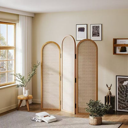 Elegant Rattan Room Divider Acalora