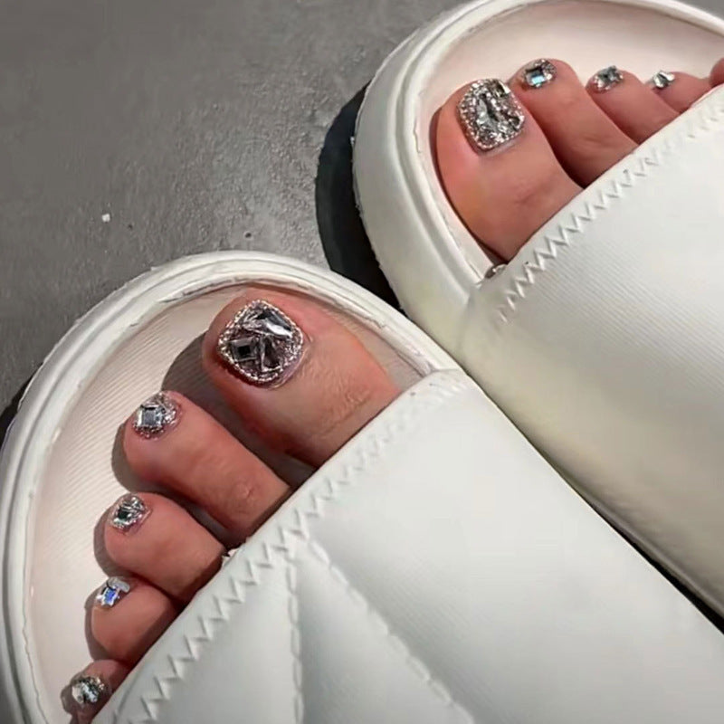Luxury Press-On Toenail Art Set Acalora