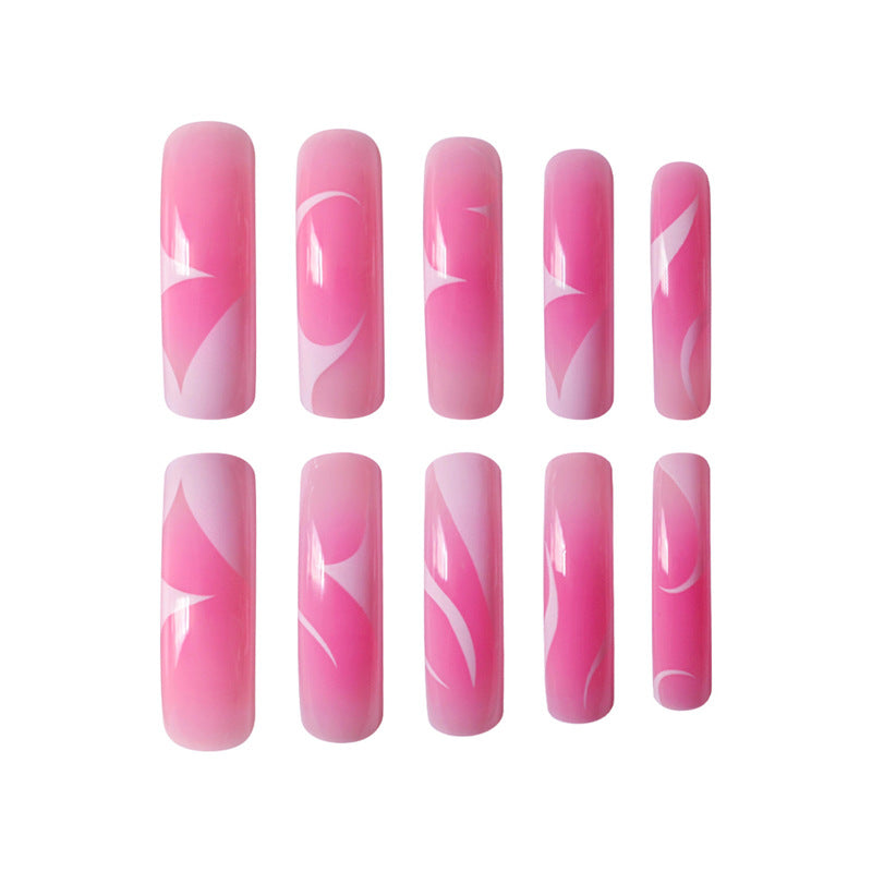 Artistic Marble Design Press-On Nails Acalora