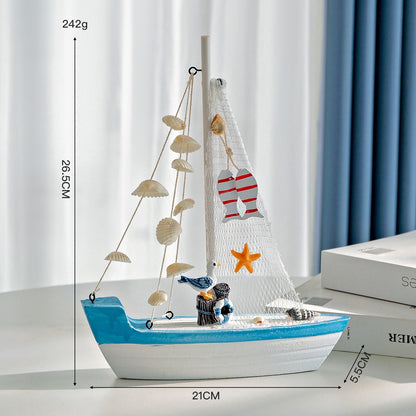 Nautical Anchor Wall Shelf Unit