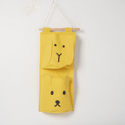 Wall-mounted storage bag