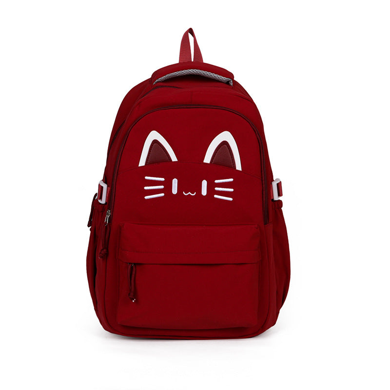 Cute Cat-Themed Backpack Acalora
