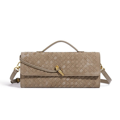 Textured Woven Clutch Purse Acalora