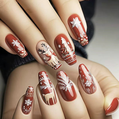 Seasonal Holiday-Themed Nail Art Acalora