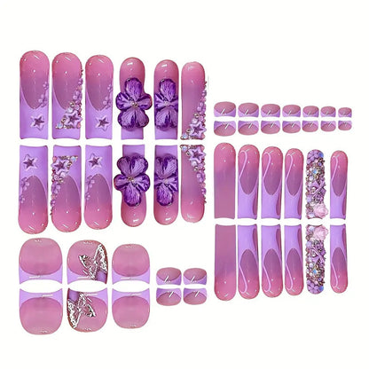 Premium Floral Nail Art Set Acalora
