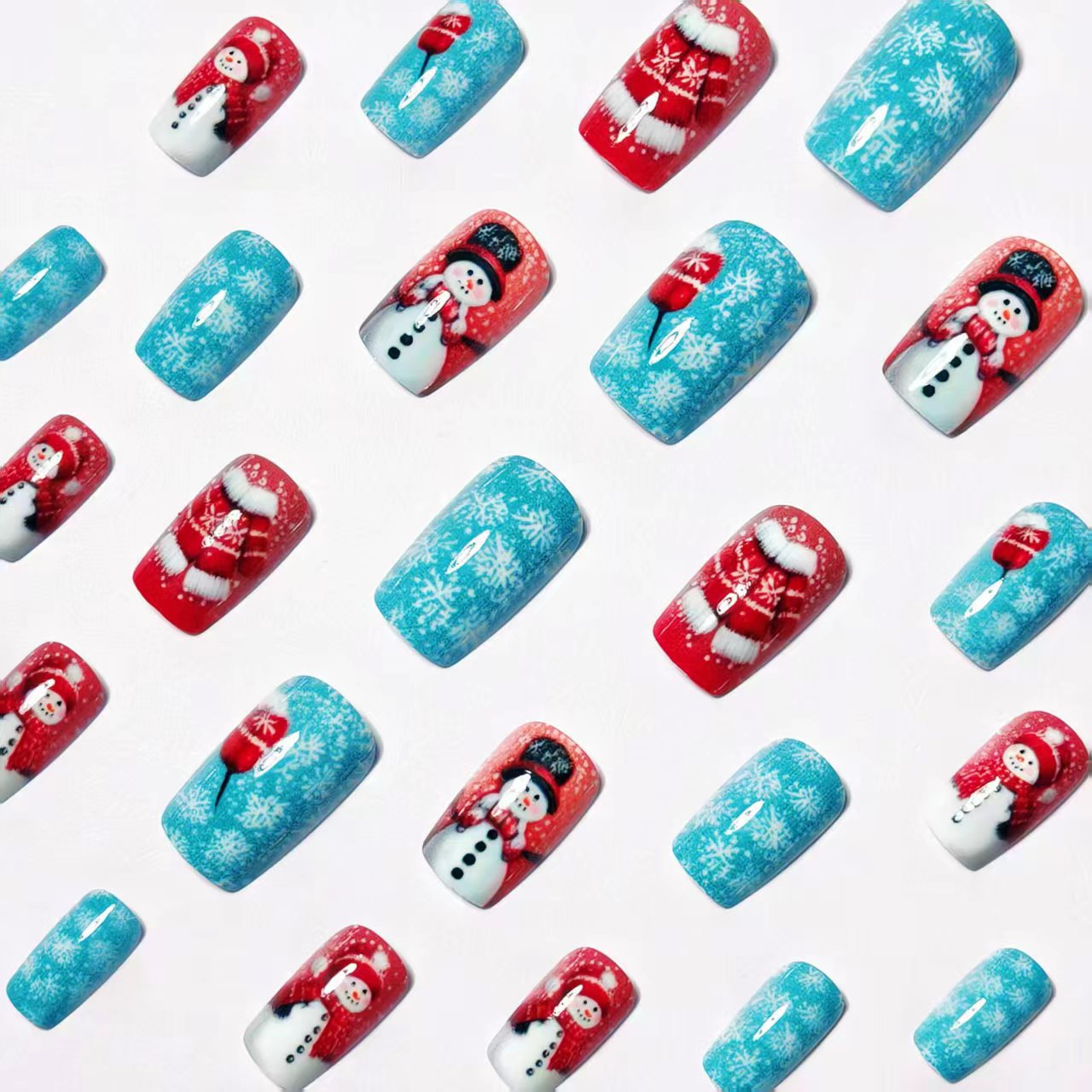 Festive Winter Wonderland Nail Art Acalora
