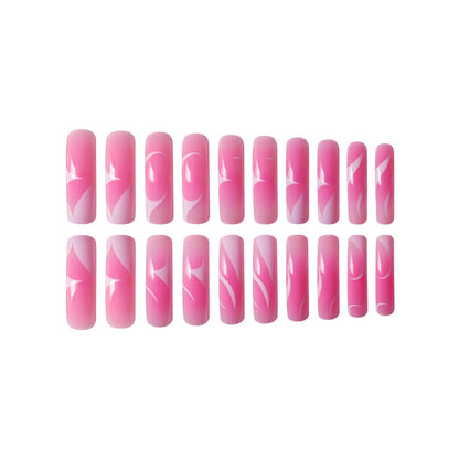 Artistic Marble Design Press-On Nails Acalora