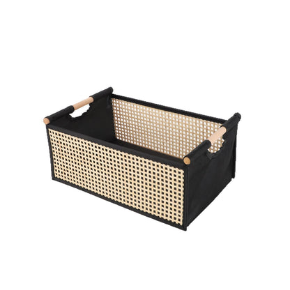 Modern storage container with rattan look Acalora