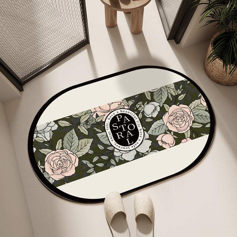 Decorative Motivational Bath Mat Acalora