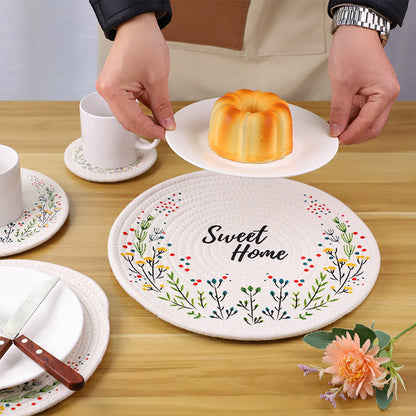 Round tablecloth with mandala pattern Acalora