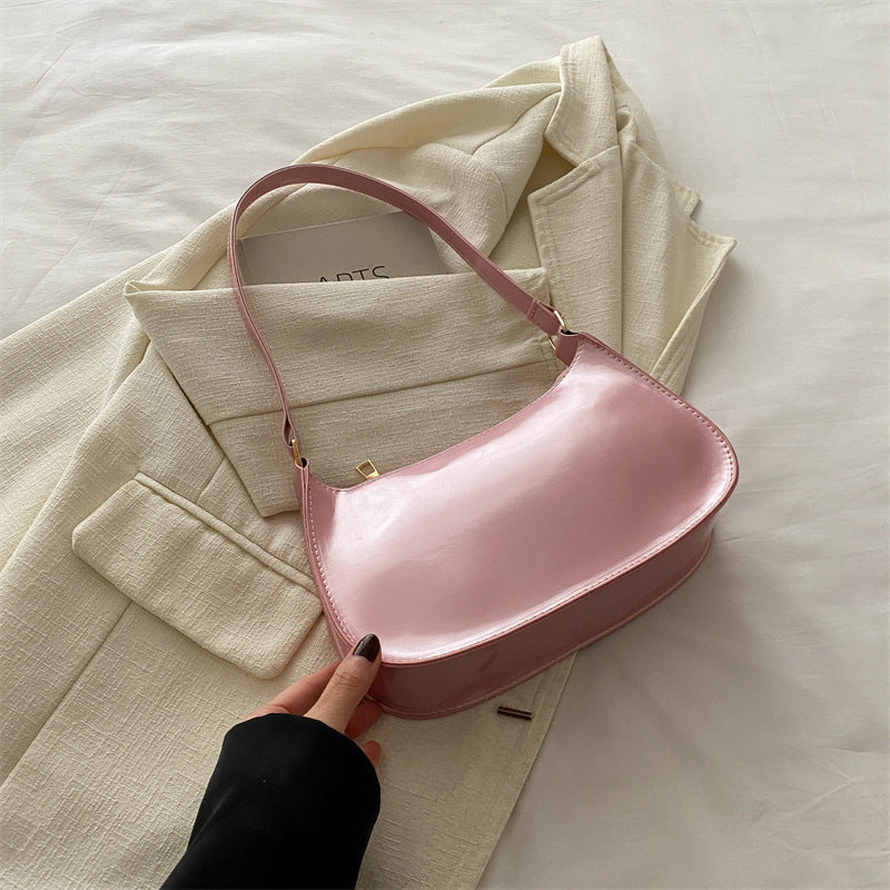 Chic Patent Leather Shoulder Bag Acalora