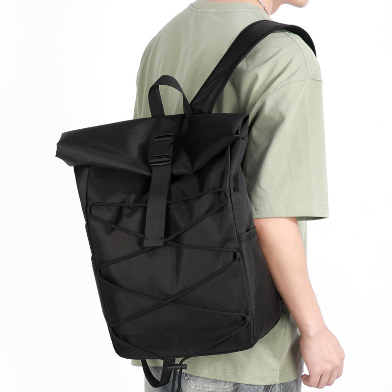 Weather-Resistant Roll-Top Backpack Acalora