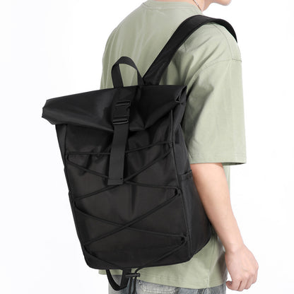 Weather-Resistant Roll-Top Backpack Acalora