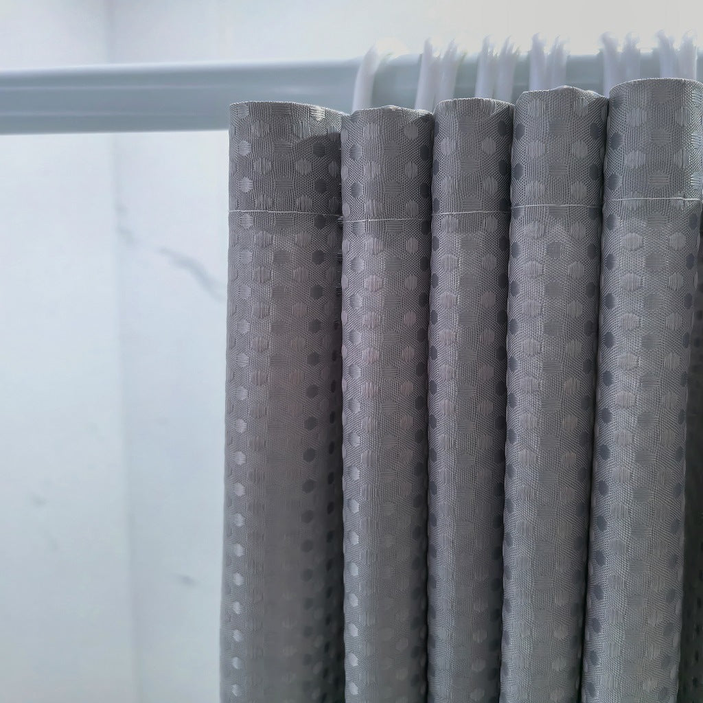 Textured Bathroom Shower Curtain
