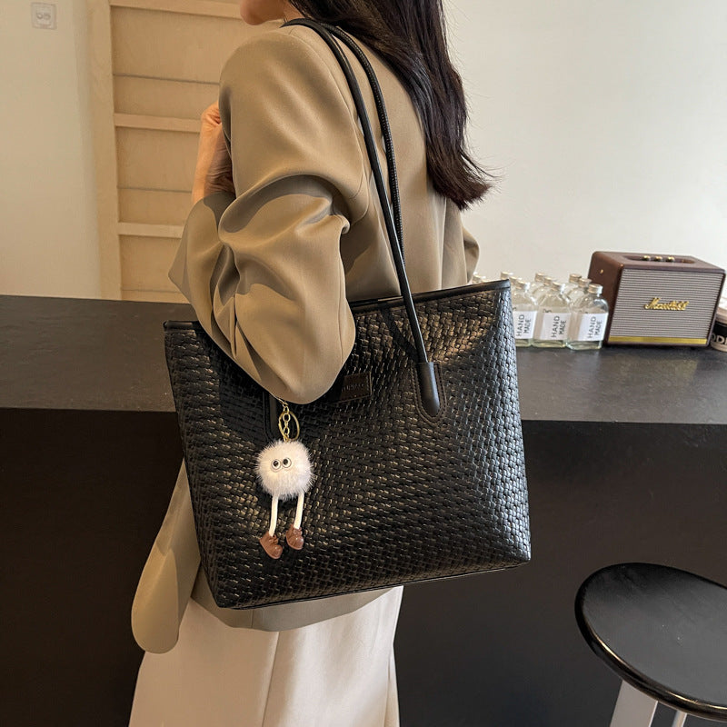 Woven Patterned Shoulder Bag Acalora