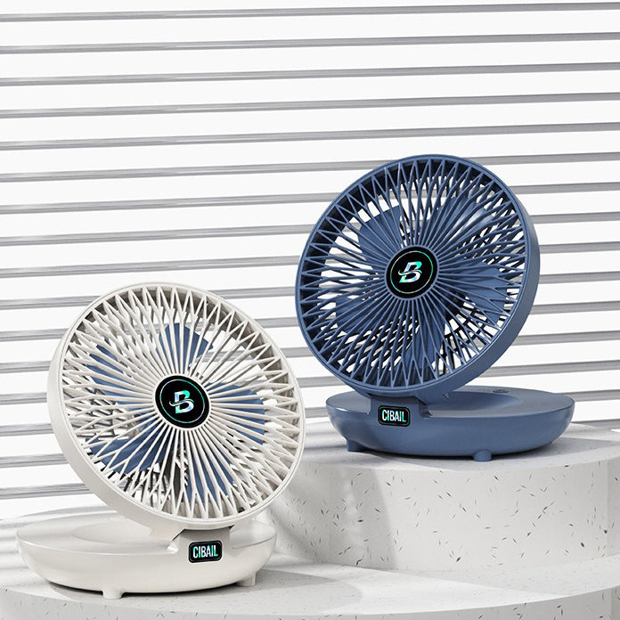 Portable Mini Desktop Fan, USB Rechargeable Adjustable Wall Fan | Karnz