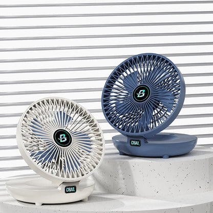 Portable Mini Desktop Fan, USB Rechargeable Adjustable Wall Fan | Karnz