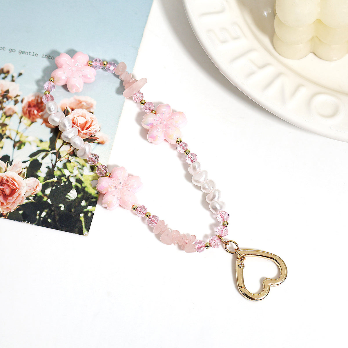 Floral Beaded Eyewear Chain Acalora 1788159748