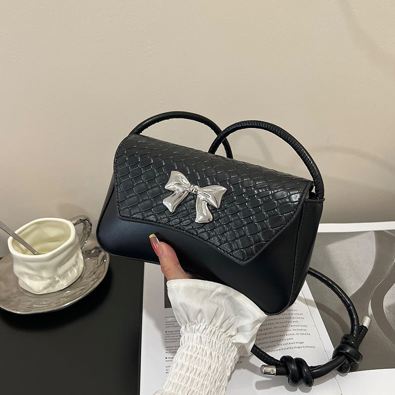 Chic Bow-Detail Handheld Clutch Bag Acalora