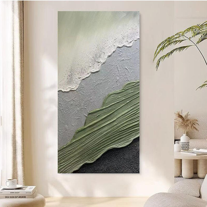 Textured Abstract Landscape Canvas Wall Art
