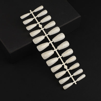 Artificial Nail Set with Elegant Glitter Effect Acalora