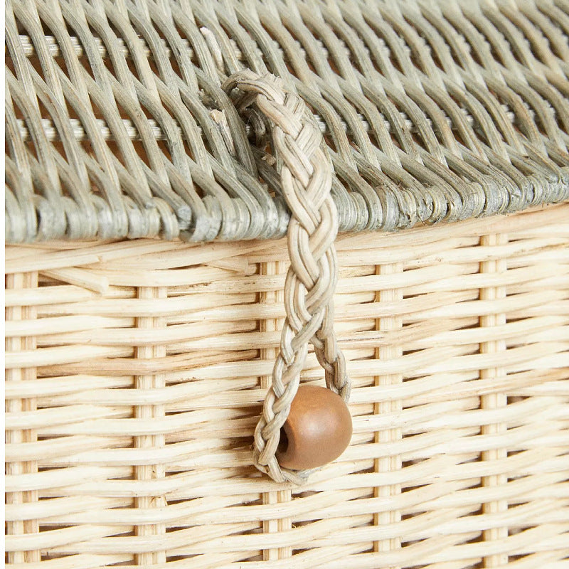 Decorative Woven House-Shaped Storage Basket Acalora