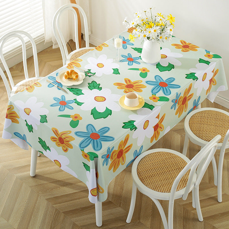 Checkerboard Print Tablecloth