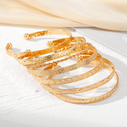 BowLift | 7pc Adjustable Textured Cuff Stack