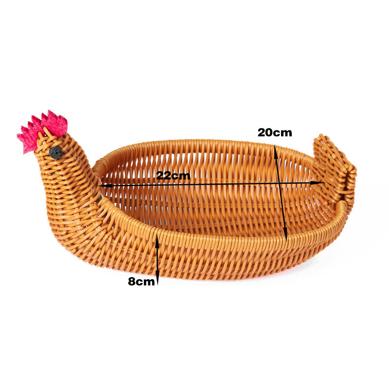 Decorative Wicker Duck Acalora