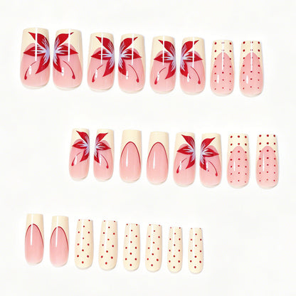 Artistic Press-On Nail Design Acalora