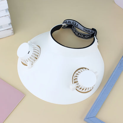Women's Wearable Cooling Cap with Fans Bowlift