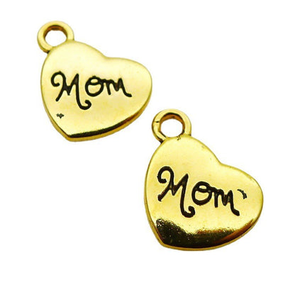Heart-Shaped Mom Charms Acalora