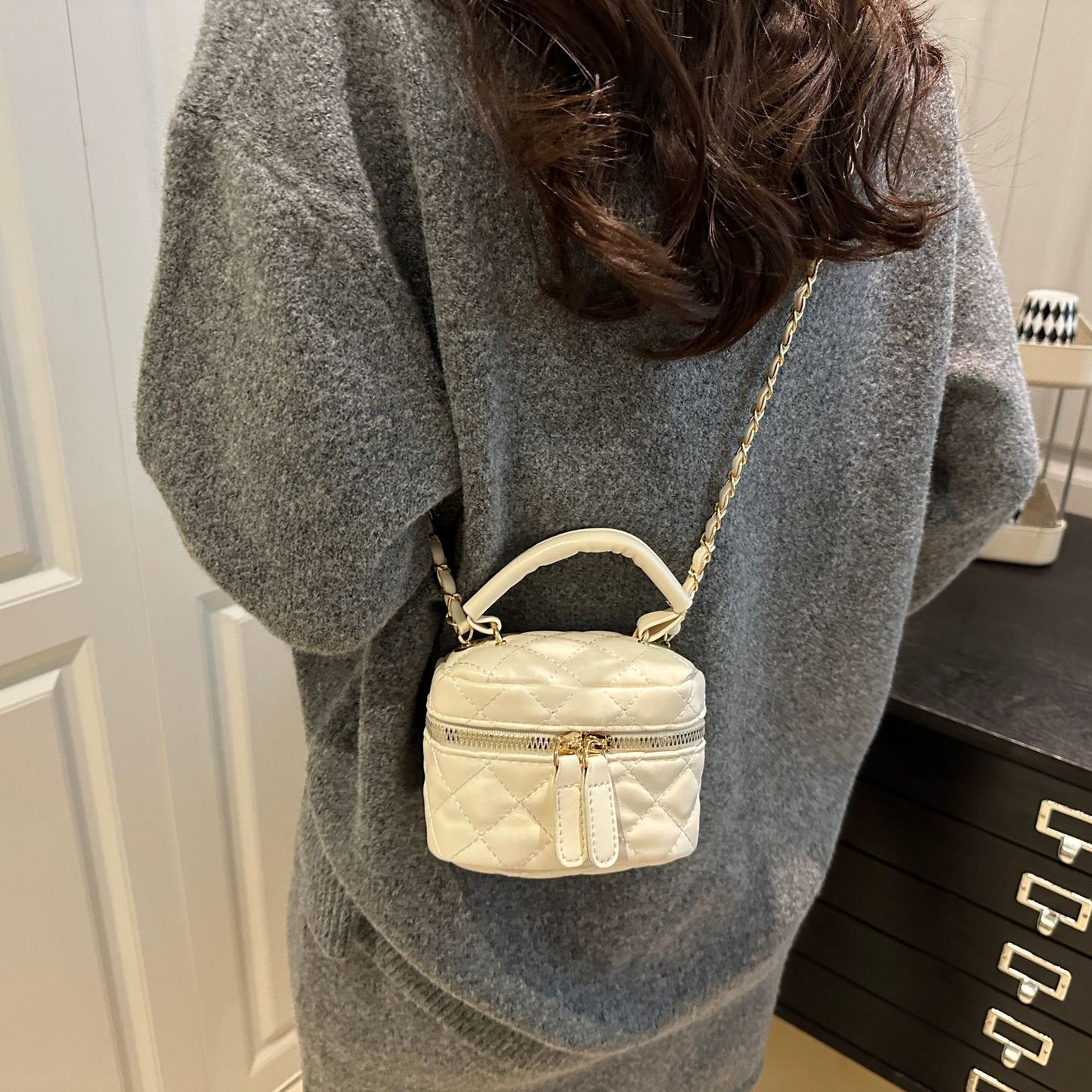 Quilted Mini Crossbody Bag Acalora