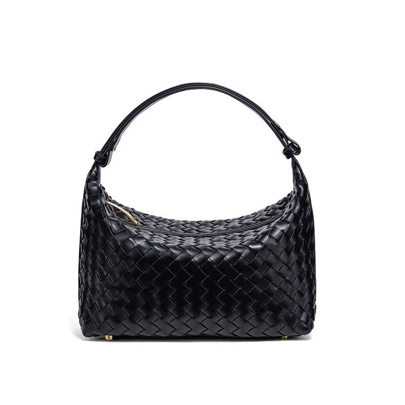 Braided Vegan Leather Shoulder Bag Acalora