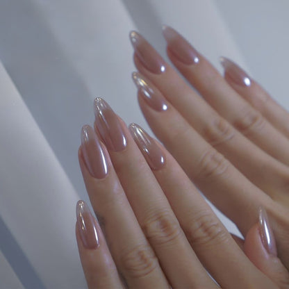 Glossy Gel Nail Extensions Acalora