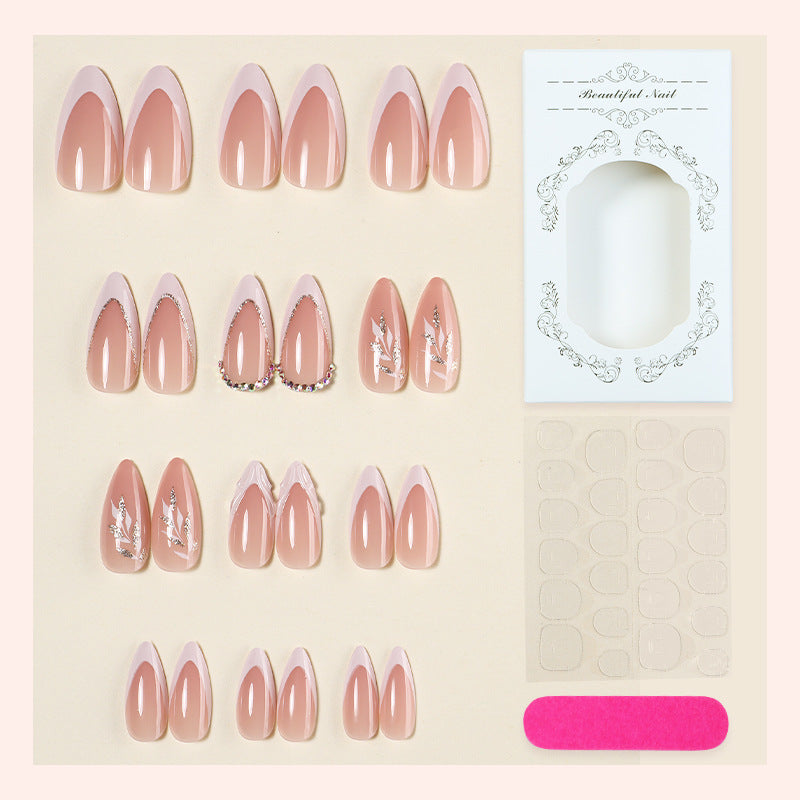 Elegant Floral Press-On Nail Art Kit Acalora