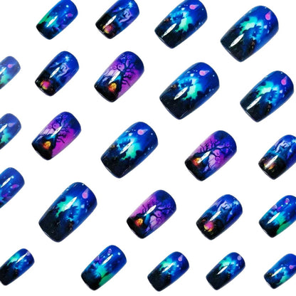 Mystic Fantasy Scene Nail Art Acalora