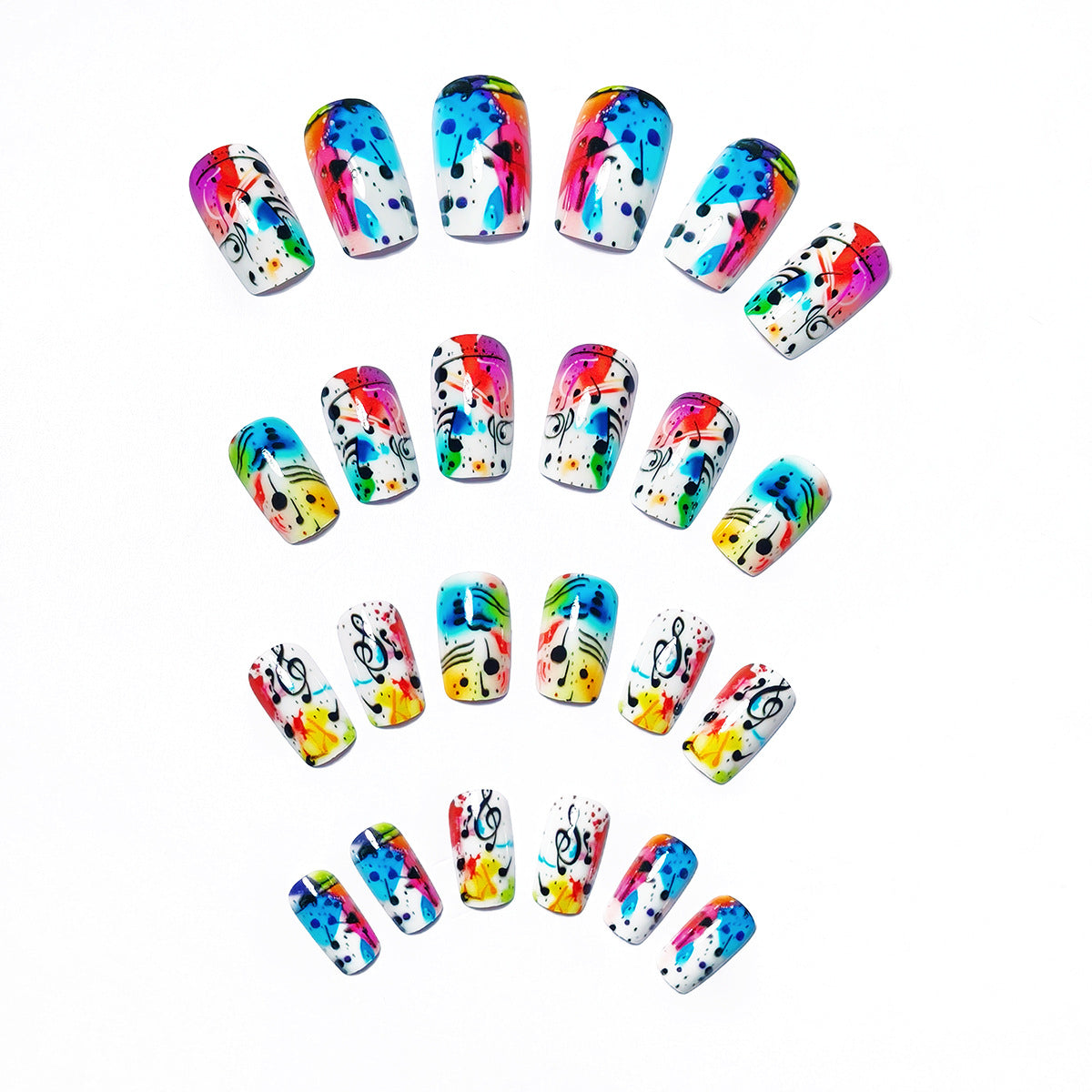 Musical Note Artistic Nail Art Acalora