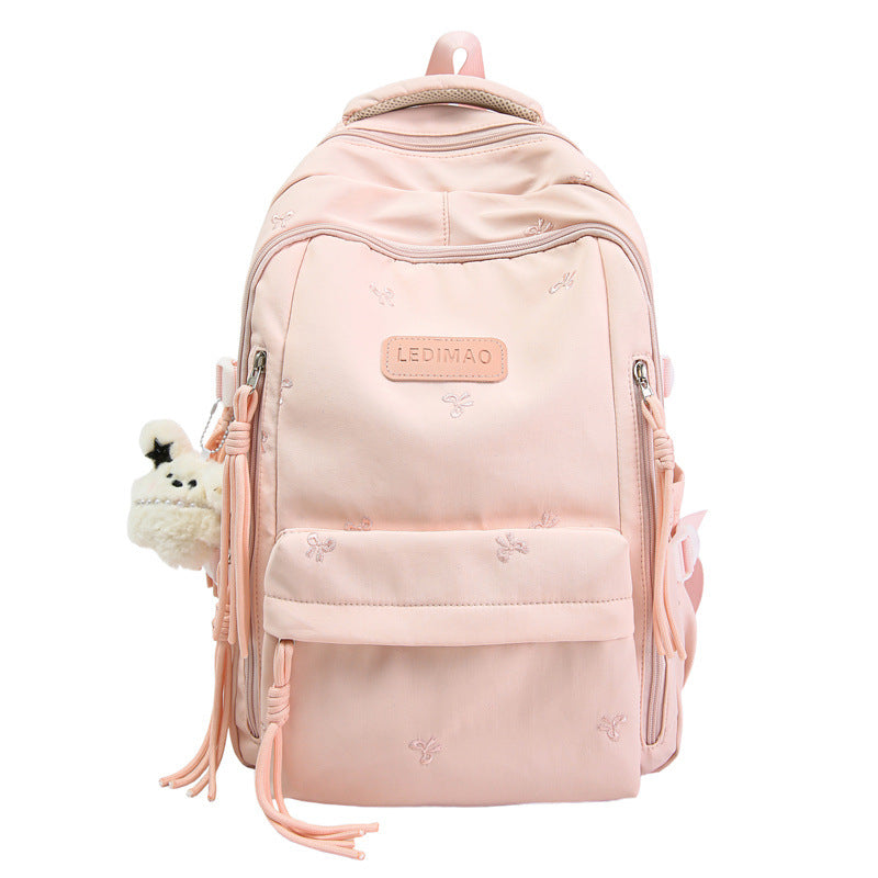 Casual embroidered school backpack Brehn