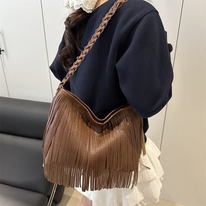 Bohemian Fringe Shoulder Bag Acalora