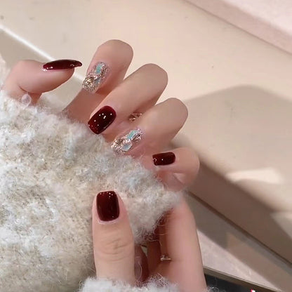 Glamorous Accent Press-On Nail Set Acalora