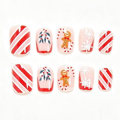 Festive Holiday Nail Art Set Acalora