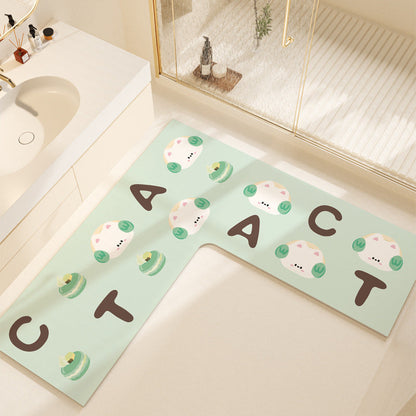 Non-Slip Colorful Bathroom Mat