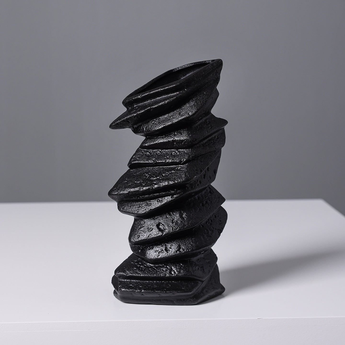 Abstract Textured Ceramic Sculpture