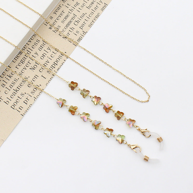 Floral Eyewear Chain Holder Acalora