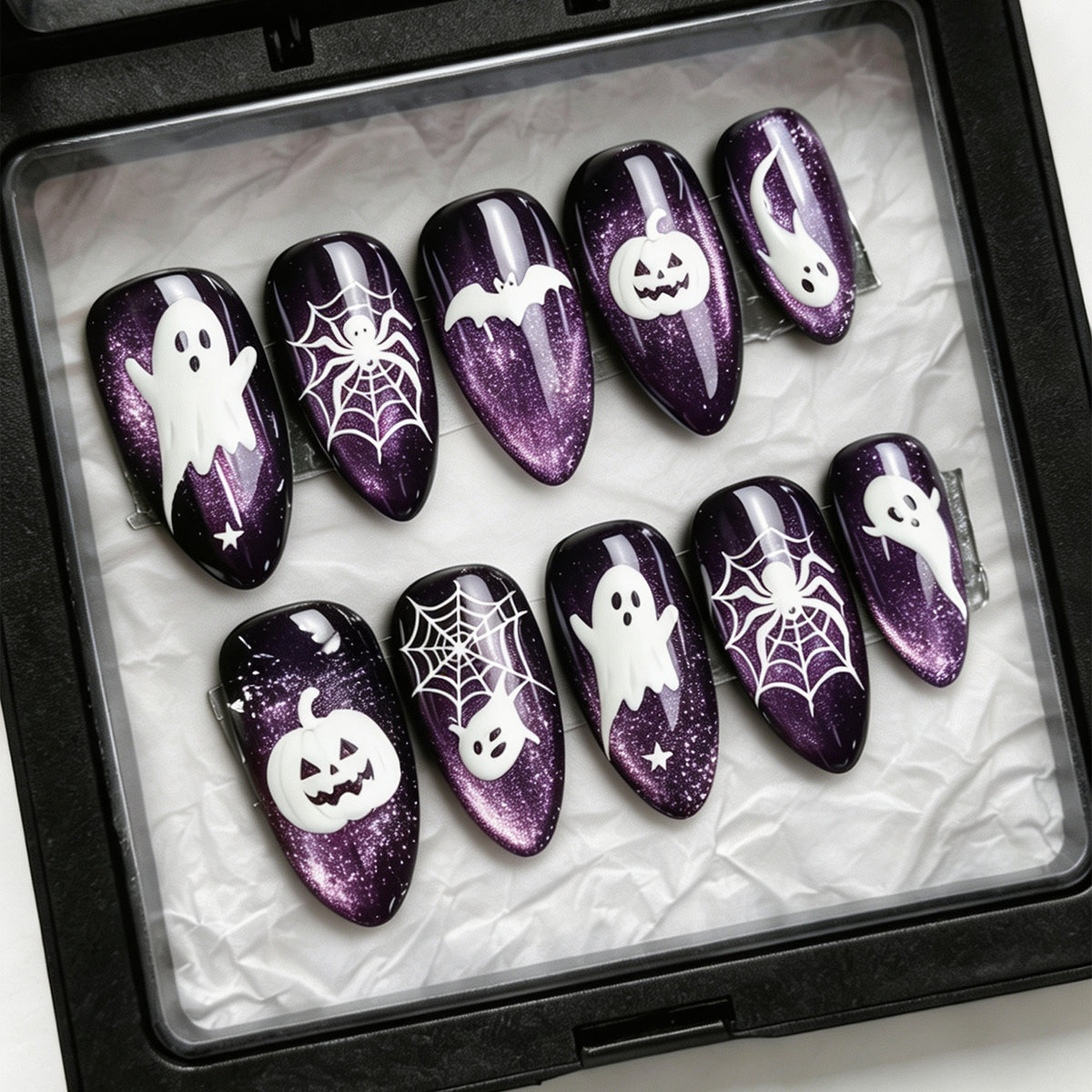 Halloween Themed Decorative Press-On Nails Acalora