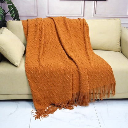 Textured Pattern Throw Blanket