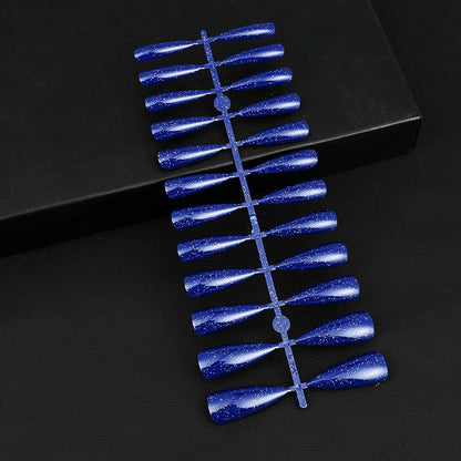 Glittering artificial nails in elegant design Acalora